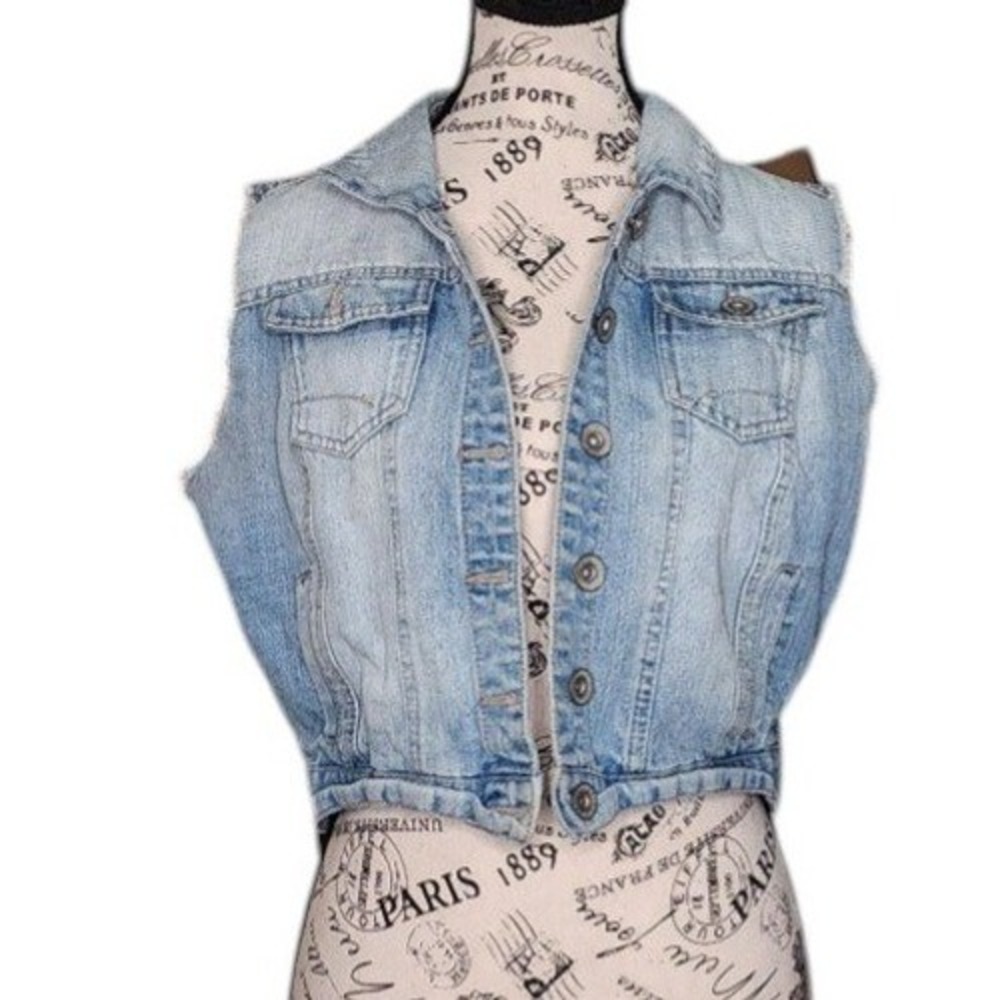 Highway Jeans Denim Vest | Size L | Cotton Blend | Casual Layering Piece